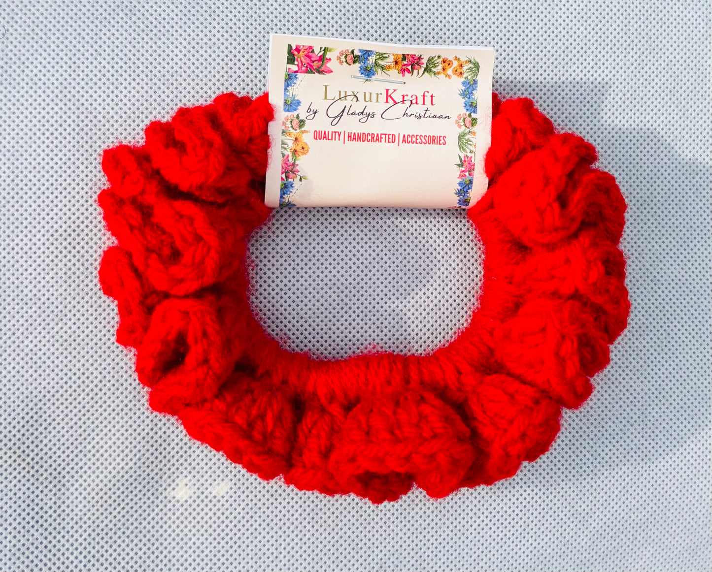 Classic Crochet Scrunchies - Single Color