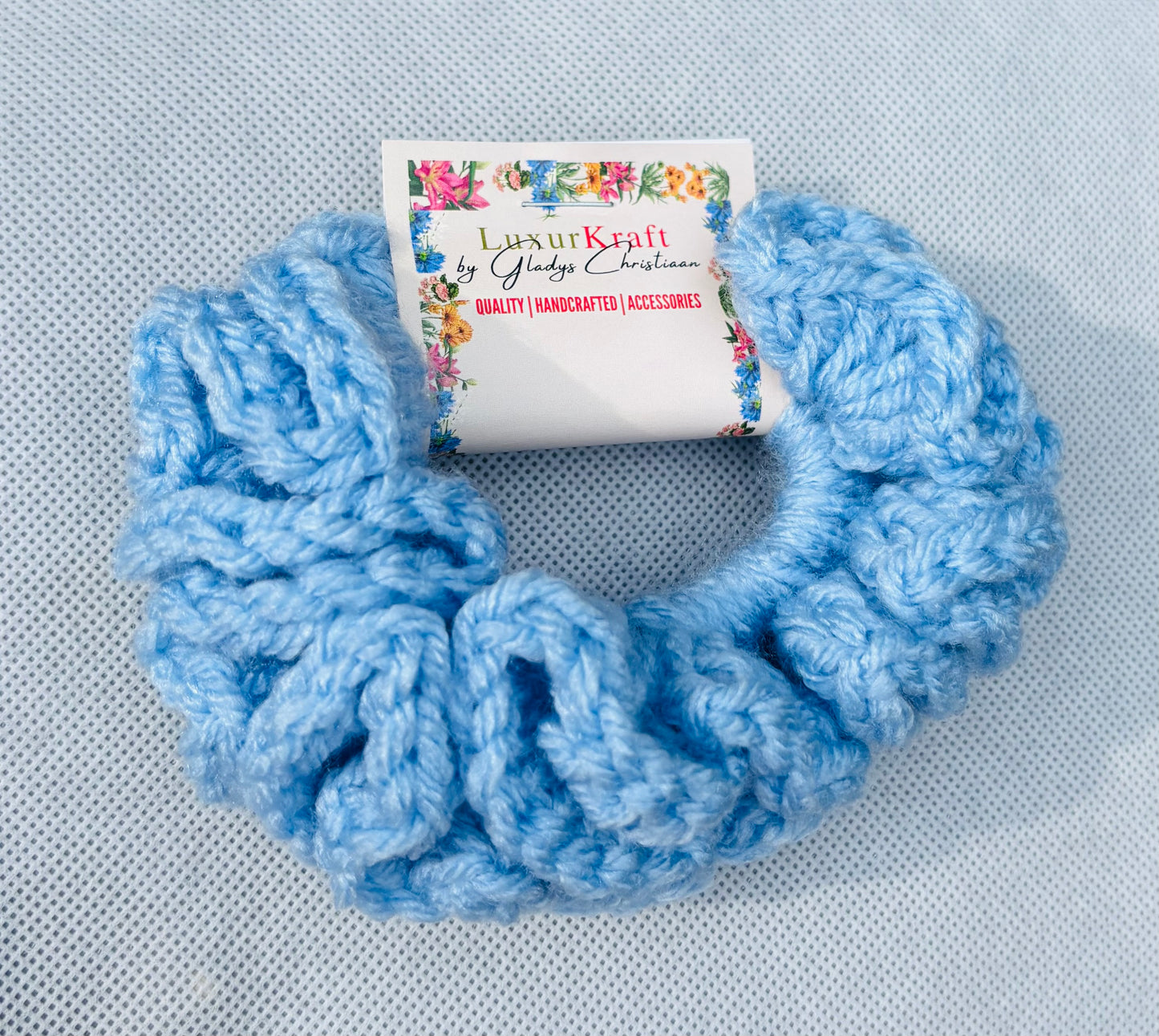 Classic Crochet Scrunchies - Single Color