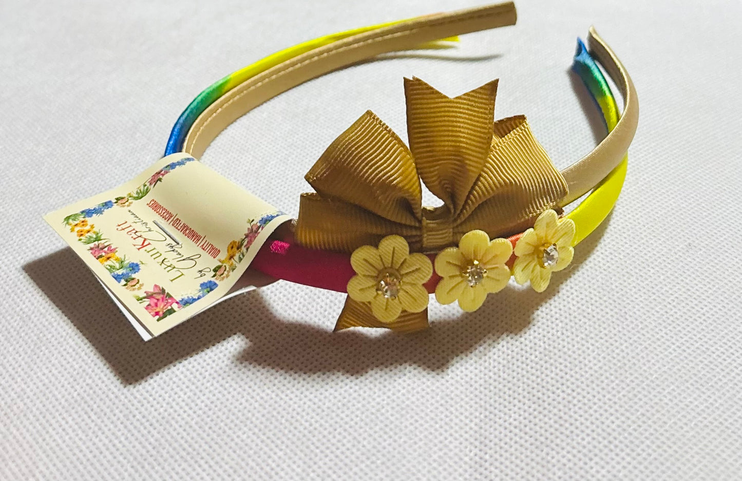 Shalom Flower Petal Aliceband - 2PC