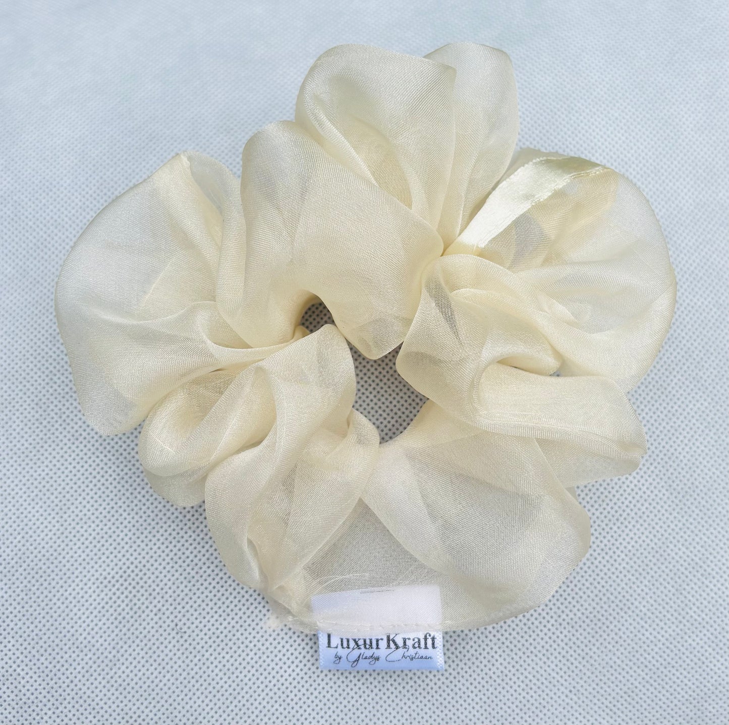 Gladys Chiffon-Organza Scrunchie