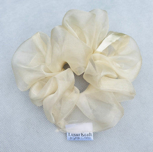 Gladys Chiffon-Organza Scrunchie