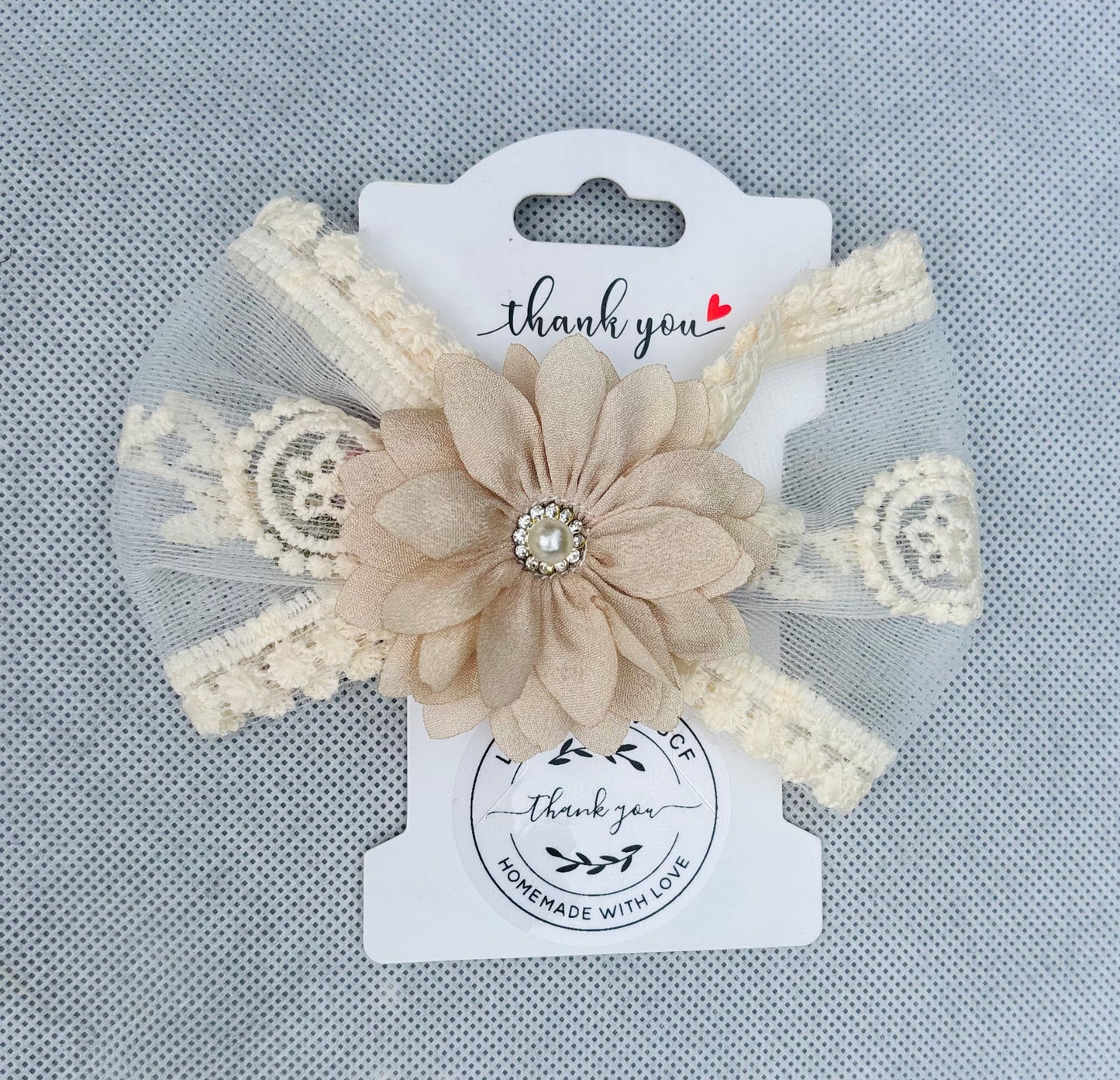 Makas Lace Bow Hair Clip