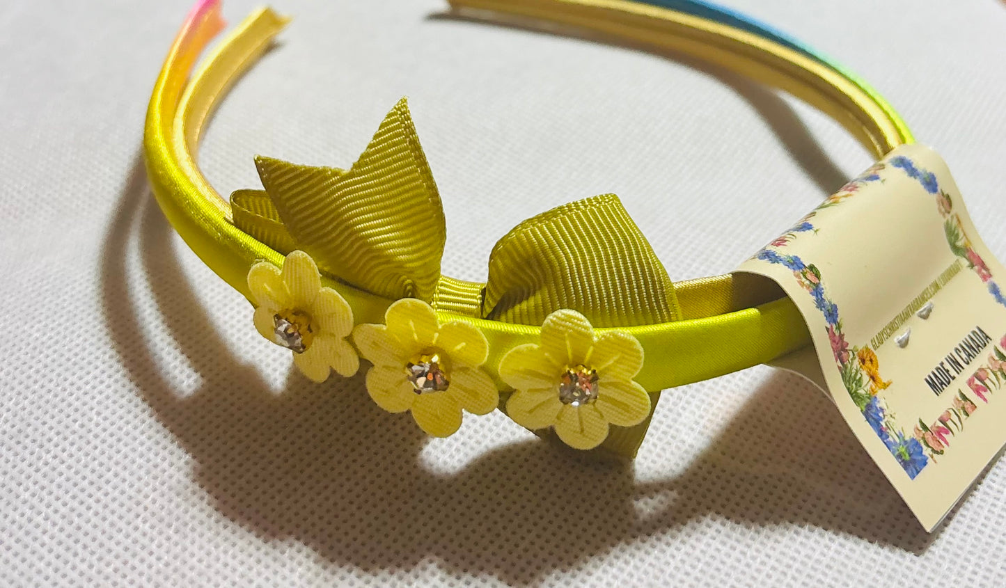 Shalom Flower Petal Aliceband - 2PC